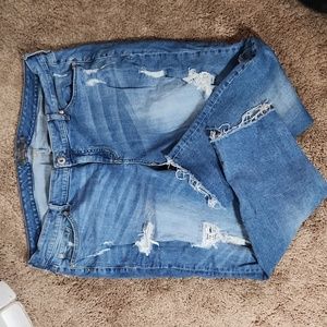 Torrid Boyfriend Crop Jeans